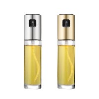 2PCs 100mL Stainless Steel Olive Oil Vinegar Spray Bottle Dispenser